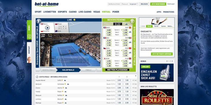 Virtual Tennis Open Bet-at-home