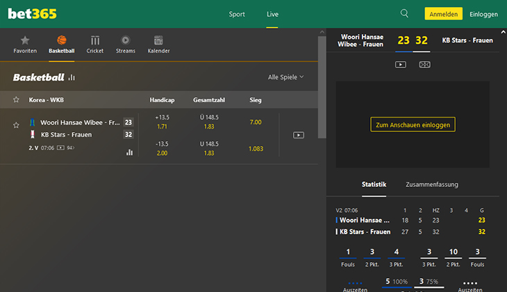 Bet365 Livewetten