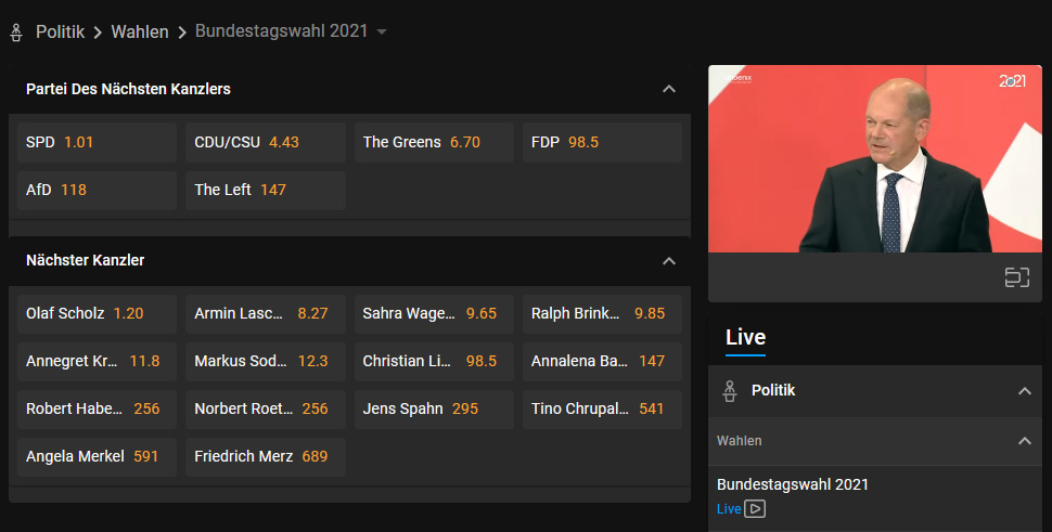 cloudbet-live-wetten-politik-regierungsbildung-deutschland-2021