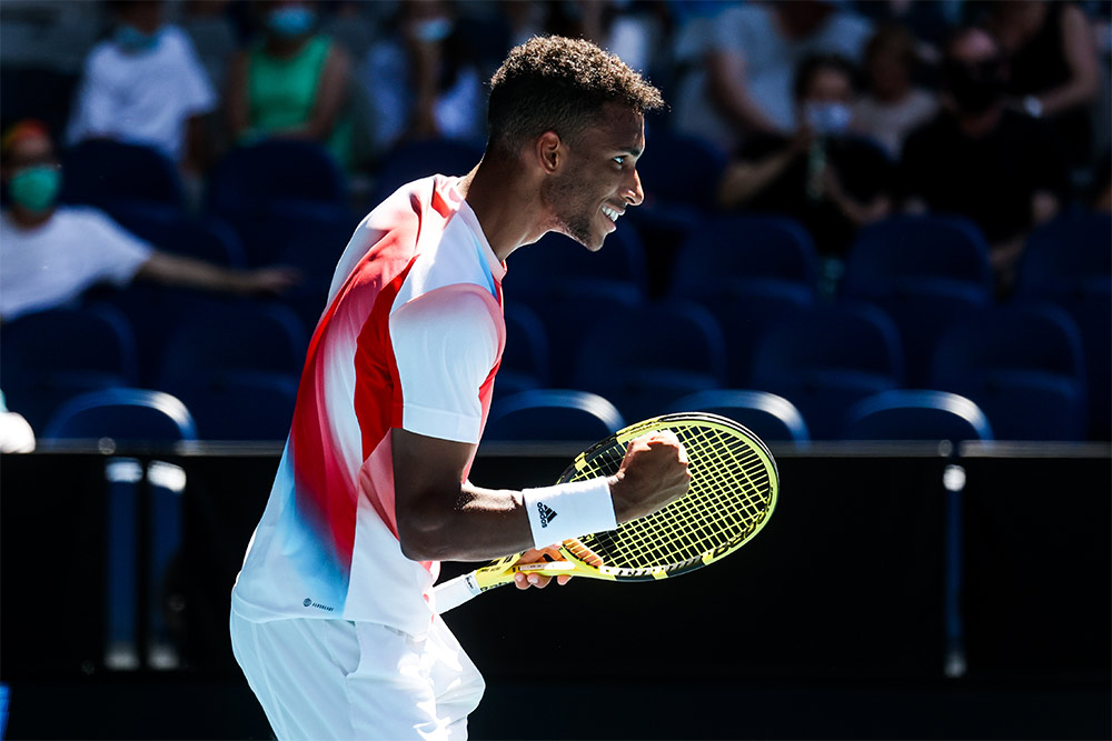 Auger-Aliassime ist auf dem Weg nach ganz oben.