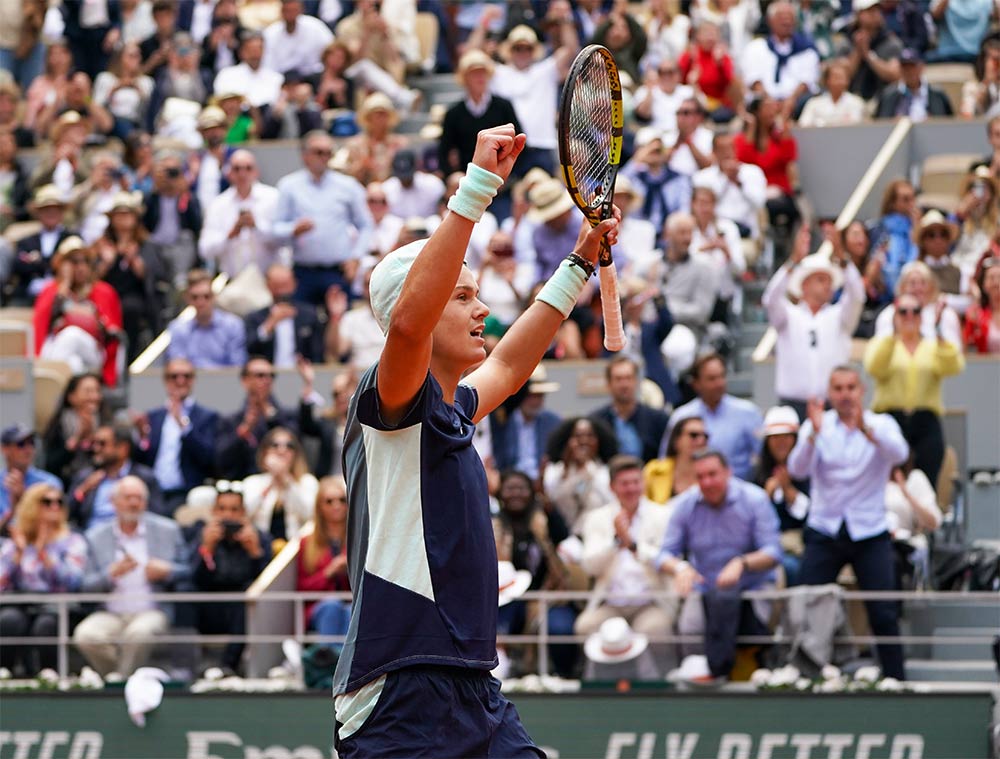 Holger Rune - hier im Frühjahr bei den French Open.