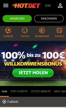 Hot.Bet mobile App