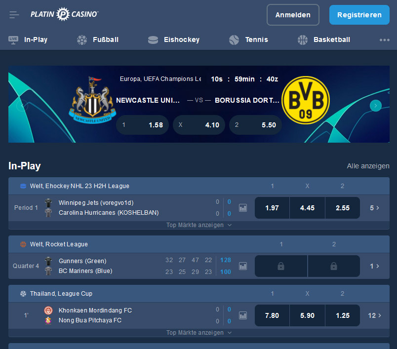 Sportwetten Startseite