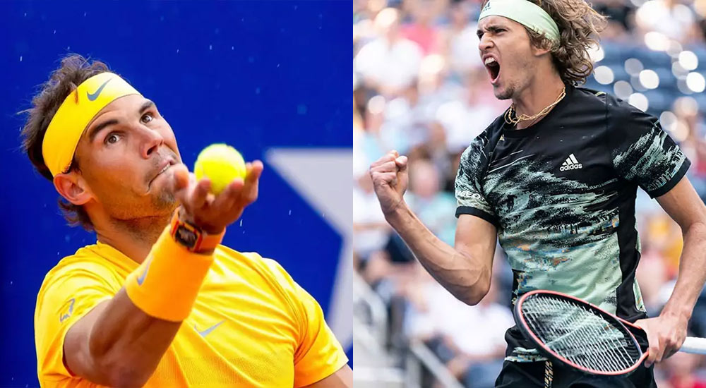 Rafael Nadal und Alexander Zverev