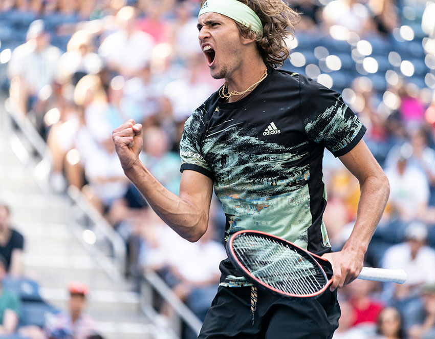 Im Viertelfinale triumphierte Zverev über Carlos Alcaraz.